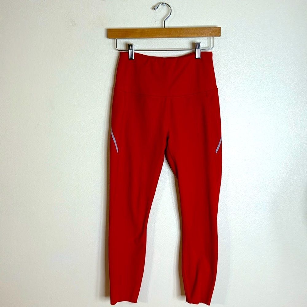 Spyder ladies red athletic wear leggings size small